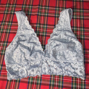 Women's George. Grey Lace Bralette XXL